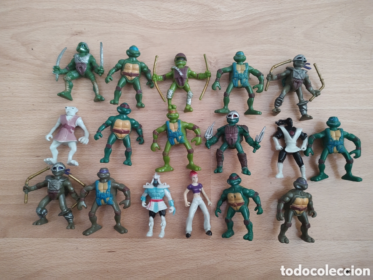 Figuras y mu&ntilde;ecos Tortugas Ninja: 17 figuras de tortugas ninja bootleg - Foto 1