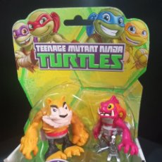 Figuras y Muñecos Tortugas Ninja: DOGPOUND & FISHFACE, HALF-SHELL HEROES. TORTUGAS NINJA NICKELODEON PLAYMATES 2014 TMNT. NUEVO