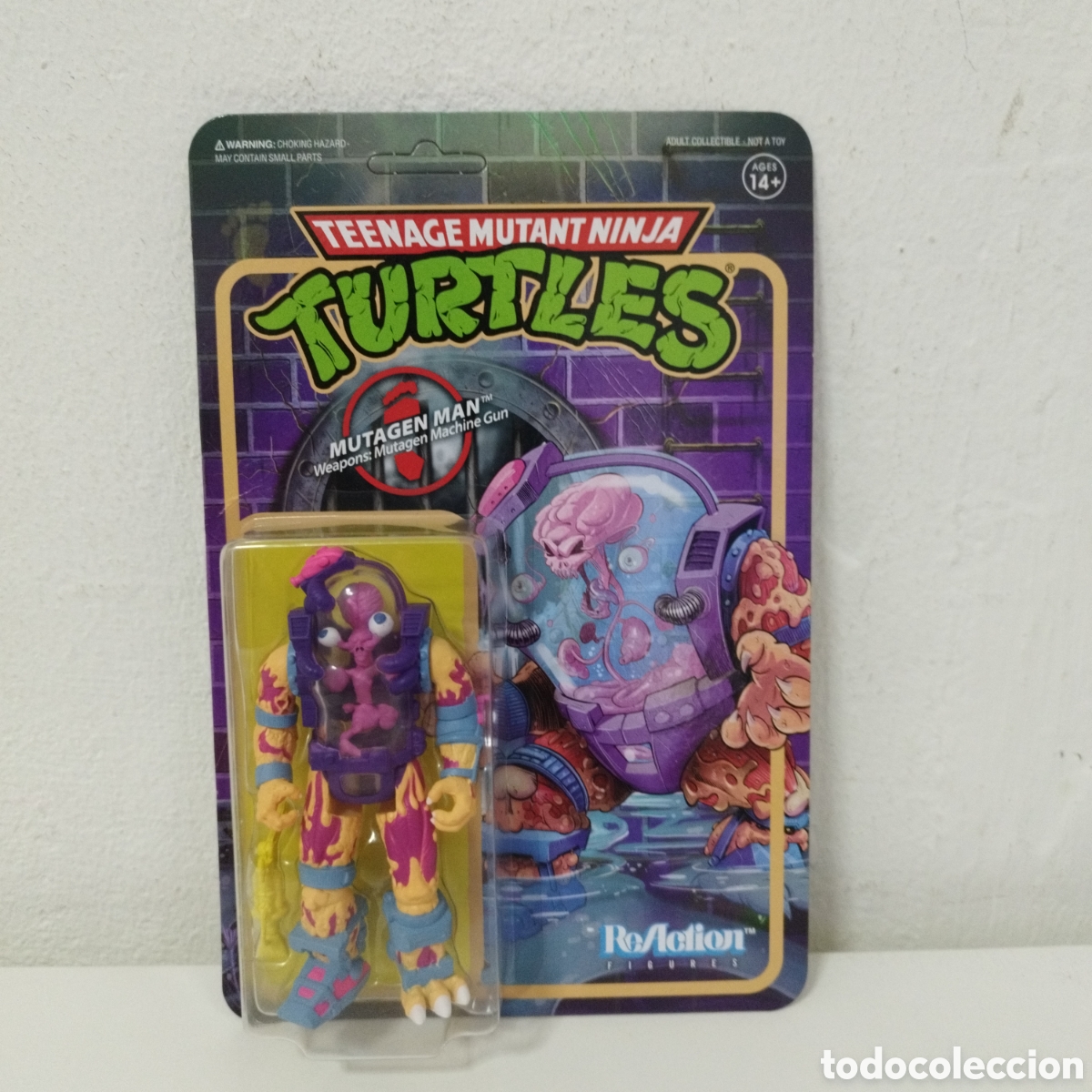 Figurines et Jouets Tortues Ninja: TEENAGE MUTANT NINJA TURTLES / MUTAGEN MAN / REACTION SUPER 7 / BLISTER