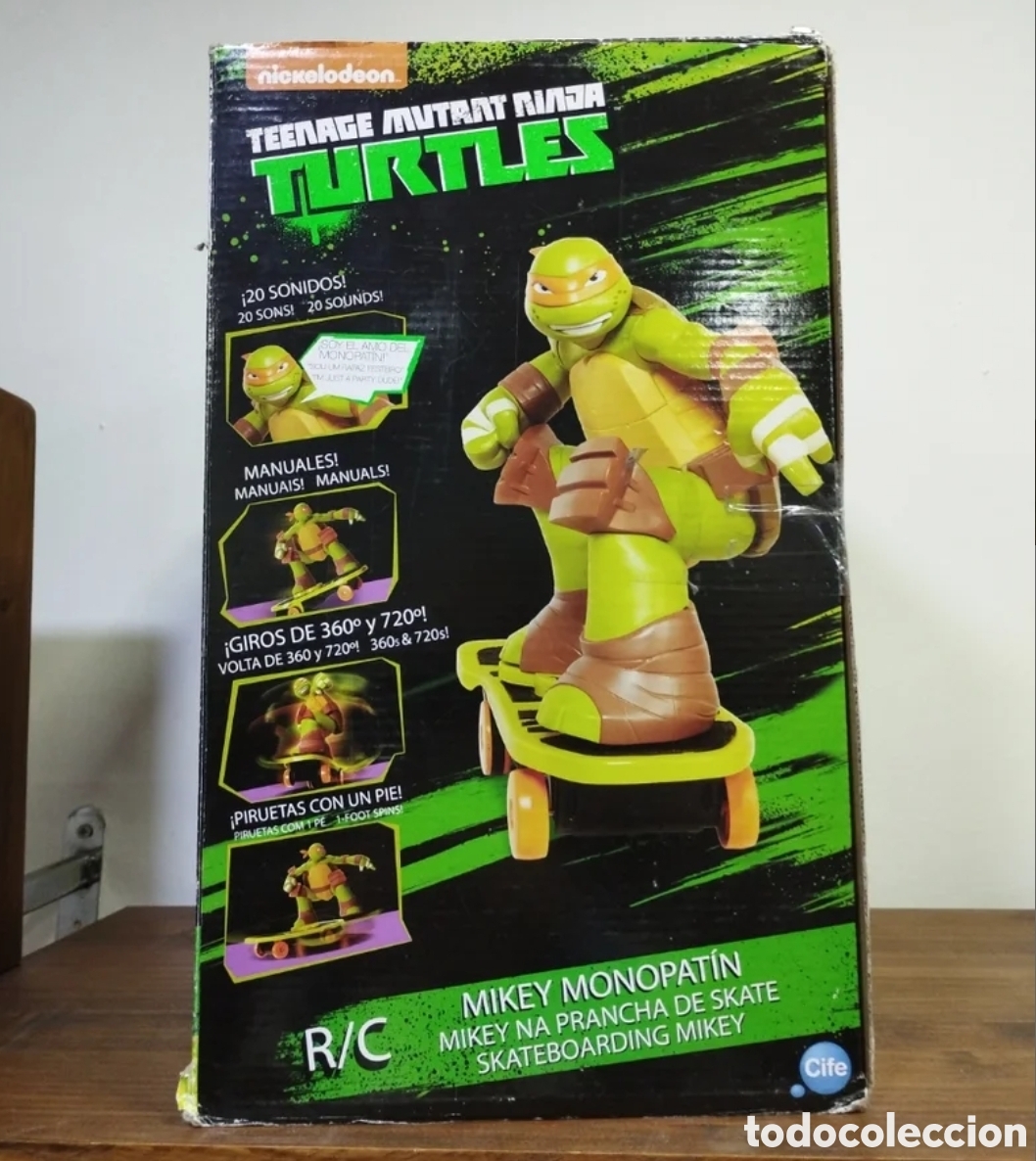 Figuras y mu&ntilde;ecos Tortugas Ninja: Tortuga ninja Mickey monopat&iacute;n - Foto 2