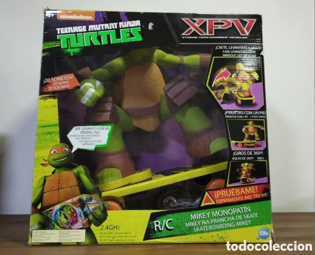 Figuras y mu&ntilde;ecos Tortugas Ninja: Tortuga ninja Mickey monopat&iacute;n - Foto 3