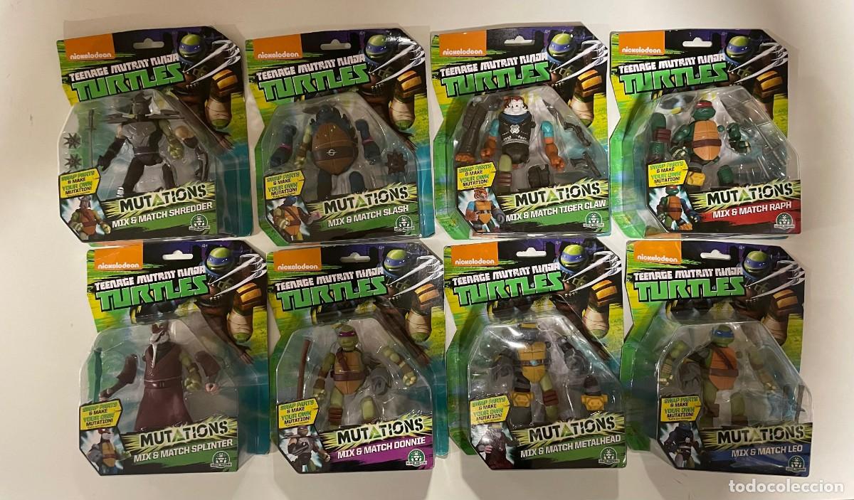 Figuras y mu&ntilde;ecos Tortugas Ninja: Pack 8 Figuras Tortugas Ninja Mutations 10 cm - Foto 1