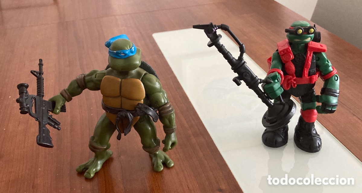 Figuras y mu&ntilde;ecos Tortugas Ninja: 2 figuras de las Tortugas Ninja - Foto 1