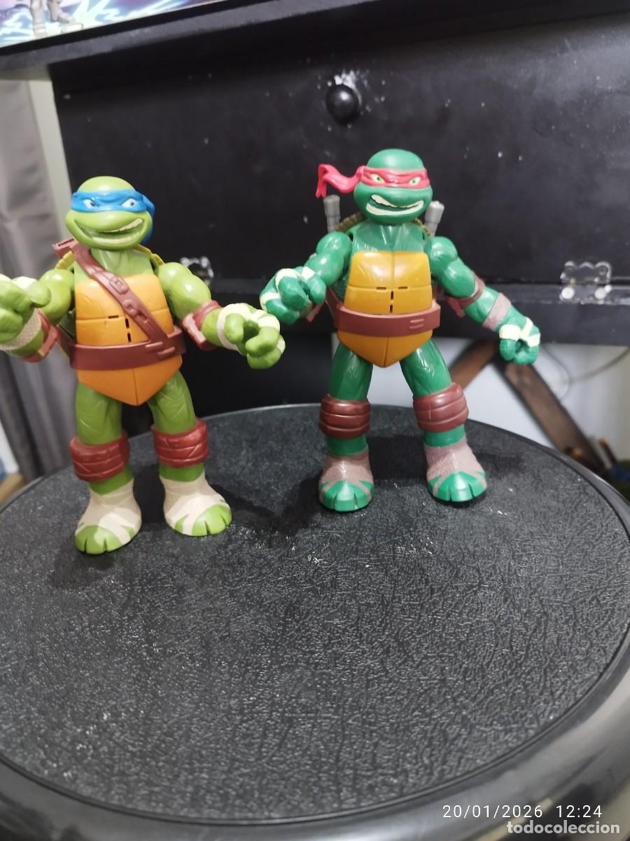 Figuras y mu&ntilde;ecos Tortugas Ninja: Figuras tortugas ninja 15cm interactivas - Foto 1