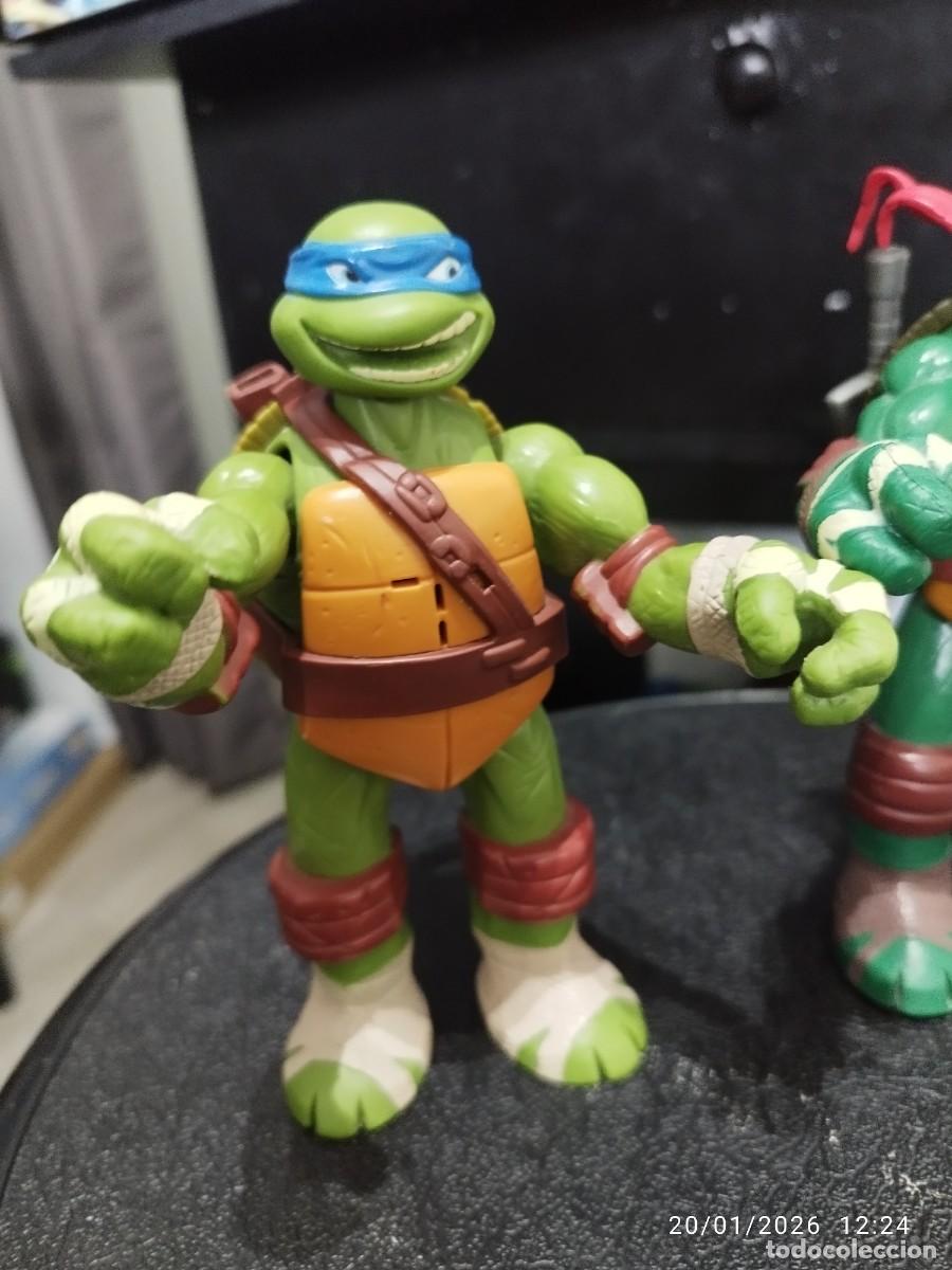 Figuras y mu&ntilde;ecos Tortugas Ninja: Figuras tortugas ninja 15cm interactivas - Foto 2