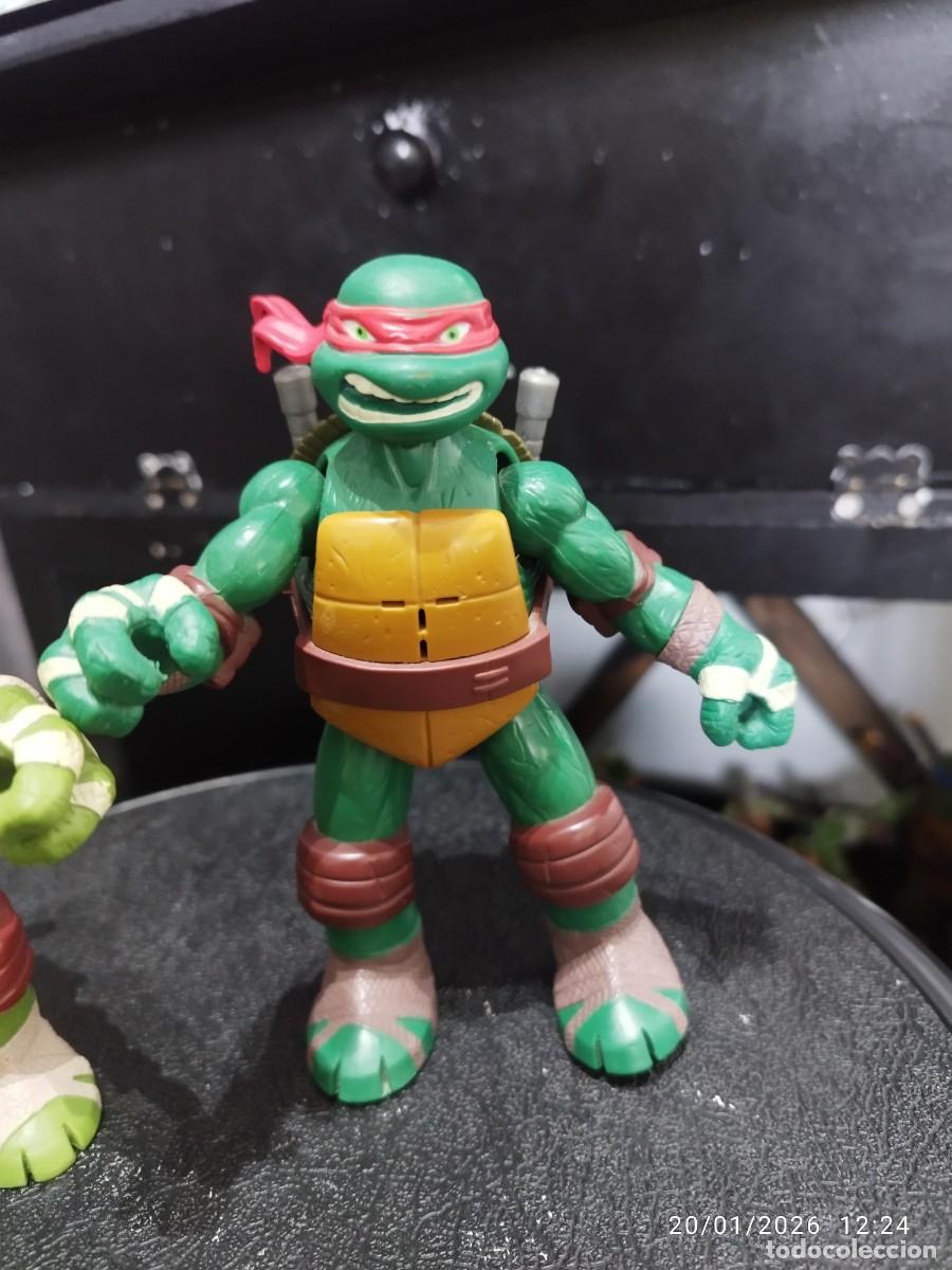 Figuras y mu&ntilde;ecos Tortugas Ninja: Figuras tortugas ninja 15cm interactivas - Foto 3