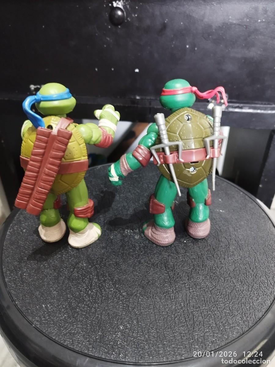 Figuras y mu&ntilde;ecos Tortugas Ninja: Figuras tortugas ninja 15cm interactivas - Foto 4