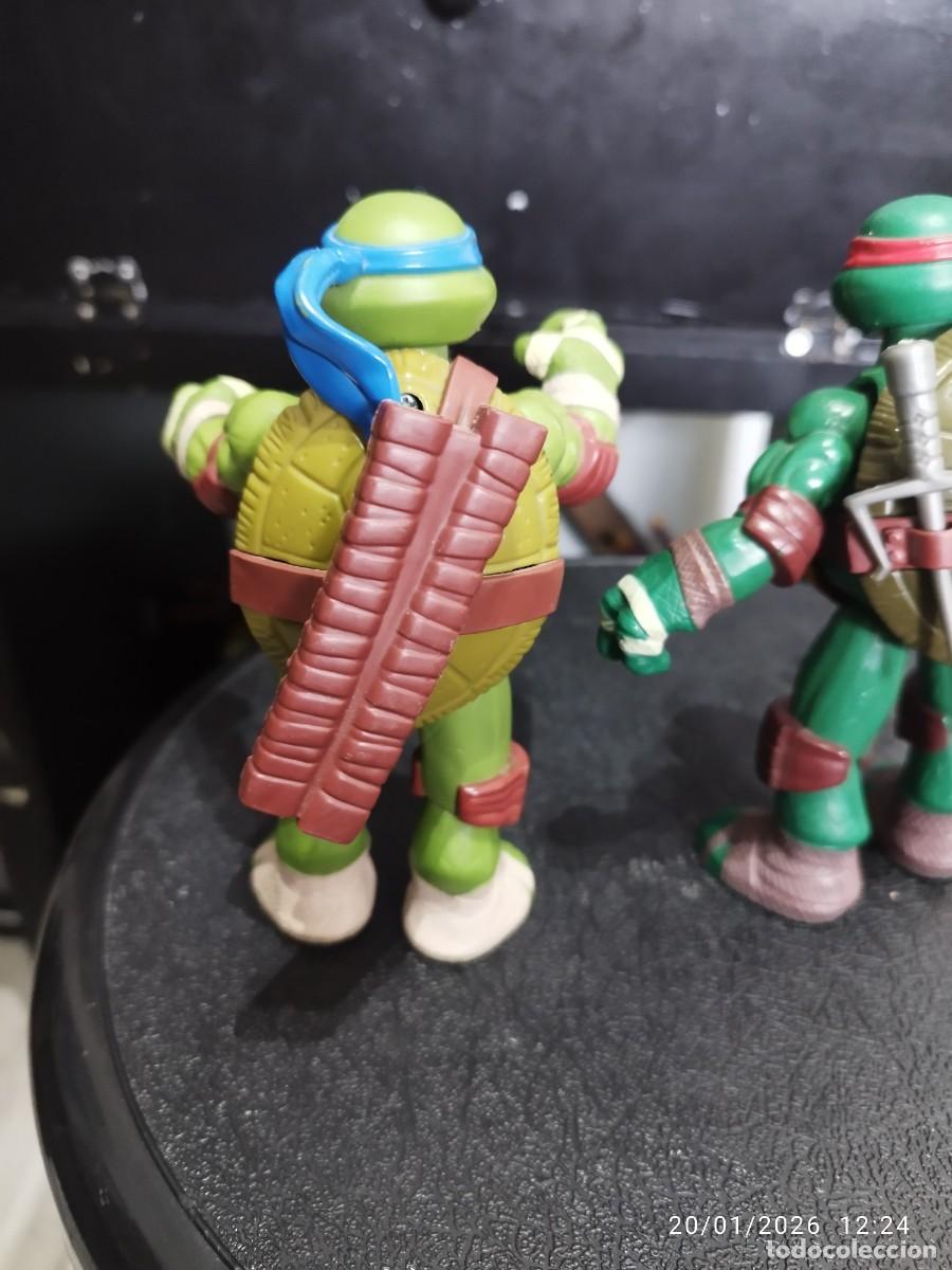 Figuras y mu&ntilde;ecos Tortugas Ninja: Figuras tortugas ninja 15cm interactivas - Foto 5