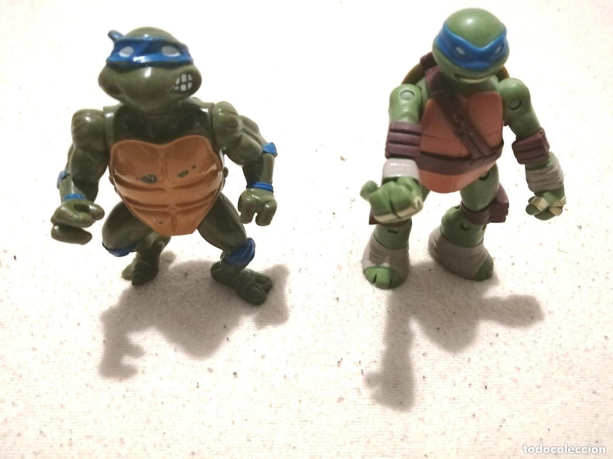 Figuren von Ninja Turtles: 2 TORTUGAS NINJA LEONARDO, Playmates, UNA ARTICULADA