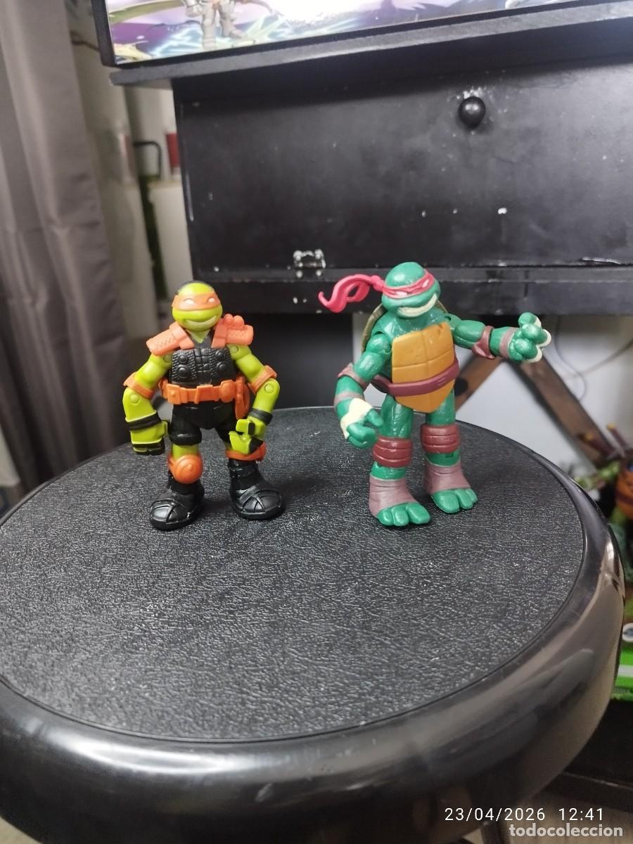 Figuras y Mu&ntilde;ecos Tortugas Ninja: 2 Figuras Tortugas Ninja