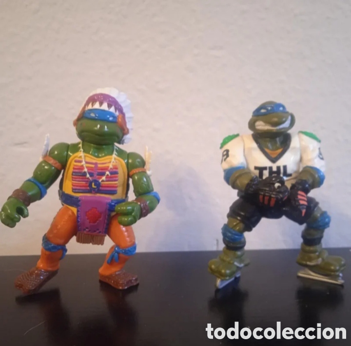 Figuras y Mu&ntilde;ecos Tortugas Ninja: Lote figuras tortugas ninja vintage