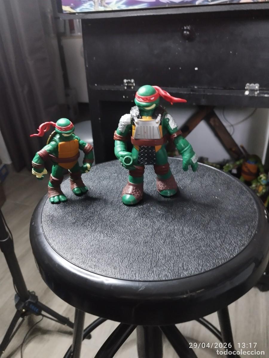 Figuras y mu&ntilde;ecos Tortugas Ninja: 2 Figuras Tortugas Ninja Raphael - Foto 1