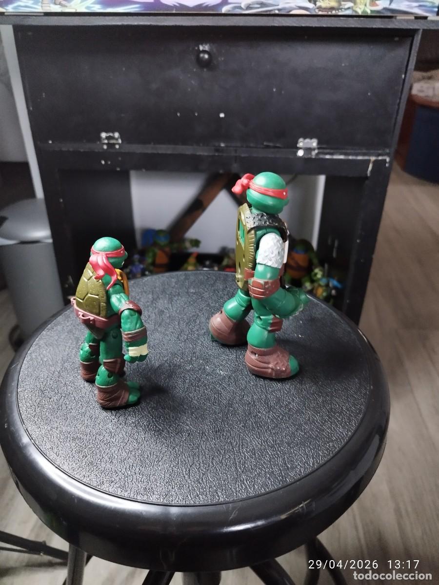 Figuras y mu&ntilde;ecos Tortugas Ninja: 2 Figuras Tortugas Ninja Raphael - Foto 2