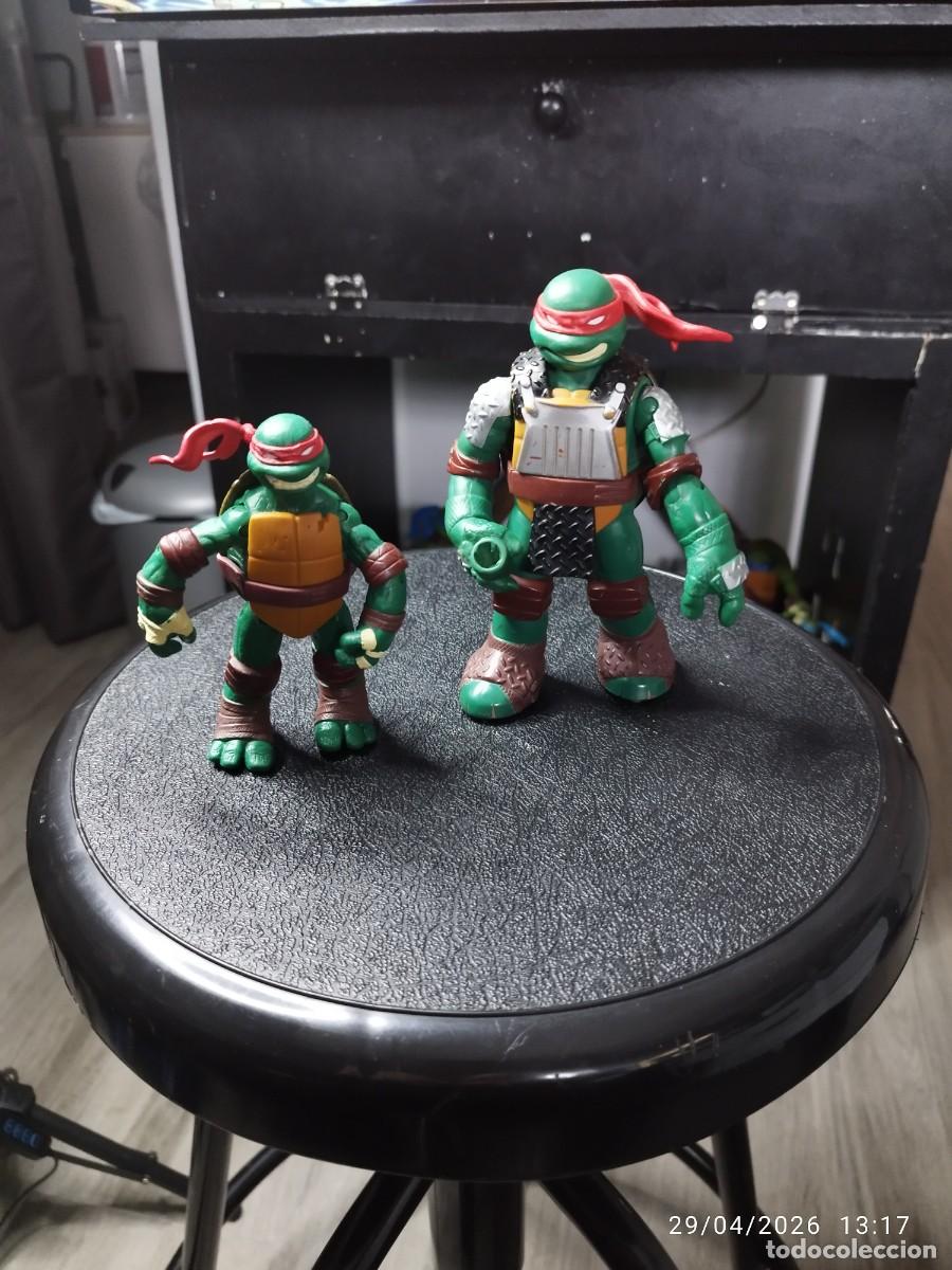 Figuras y mu&ntilde;ecos Tortugas Ninja: 2 Figuras Tortugas Ninja Raphael - Foto 3