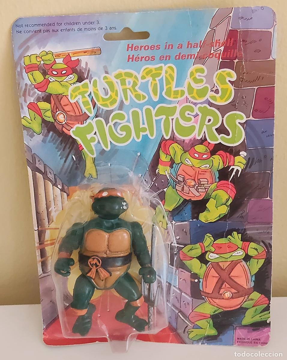 Figuras y Mu&ntilde;ecos Tortugas Ninja: TORTUGAS NINJAS BOOTLEG EN SU BL&Iacute;STER ORIGINAL