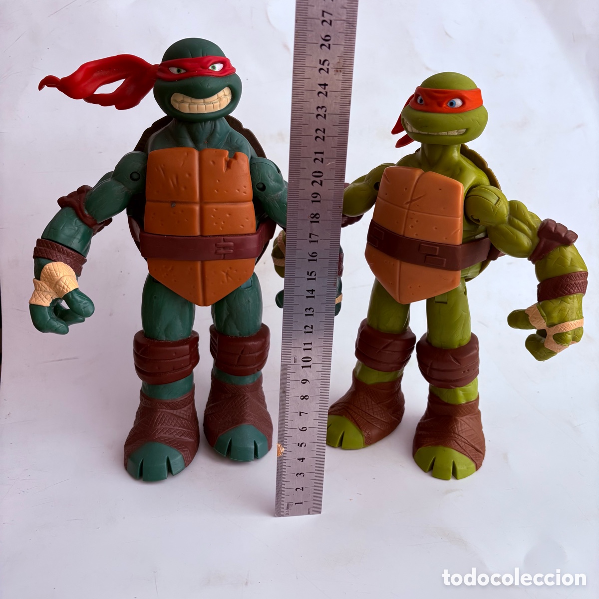 Figuras y Mu&ntilde;ecos Tortugas Ninja: LOTE FIGURA MU&Ntilde;ECO TORTUGAS NINJA 2012 RAPHAEL RAFAEL Y MICHELANGELO