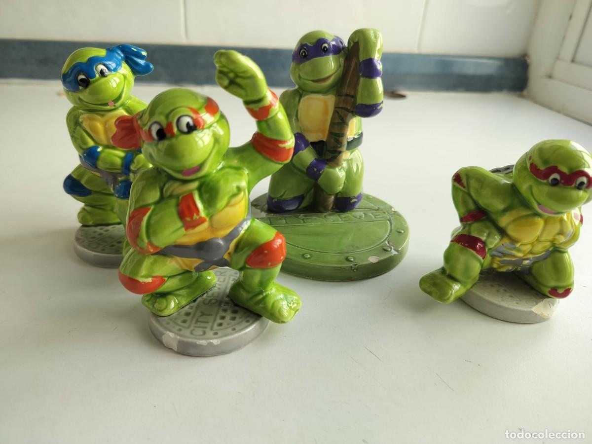 Figuras y Mu&ntilde;ecos Tortugas Ninja: Figuras Cer&aacute;mica Tortugas Ninja Set a&ntilde;o 92