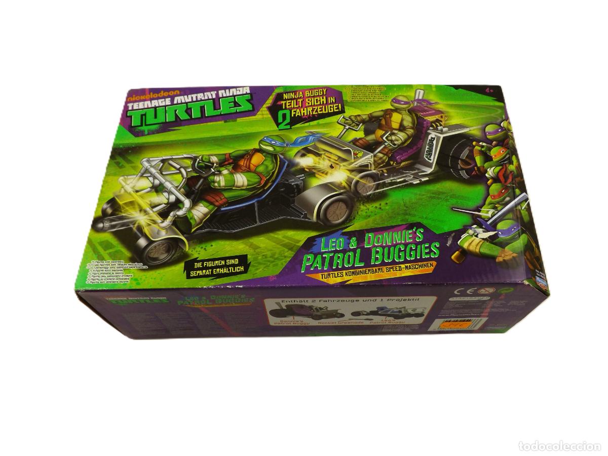 Figuras y Mu&ntilde;ecos Tortugas Ninja: Tortugas Ninja Teenage Mutant Ninja Turtles LEO & DONNIE&acute;SPATROL BUGGIES