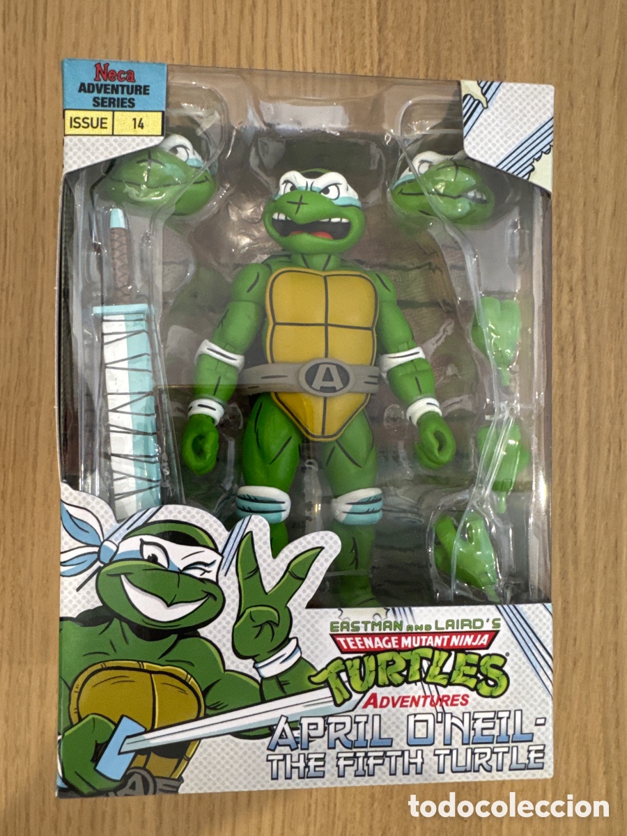 Figuras y Mu&ntilde;ecos Tortugas Ninja: Figura April Como La Quinta Tortuga Ninja Eastman and Laird's Archie Comics Neca