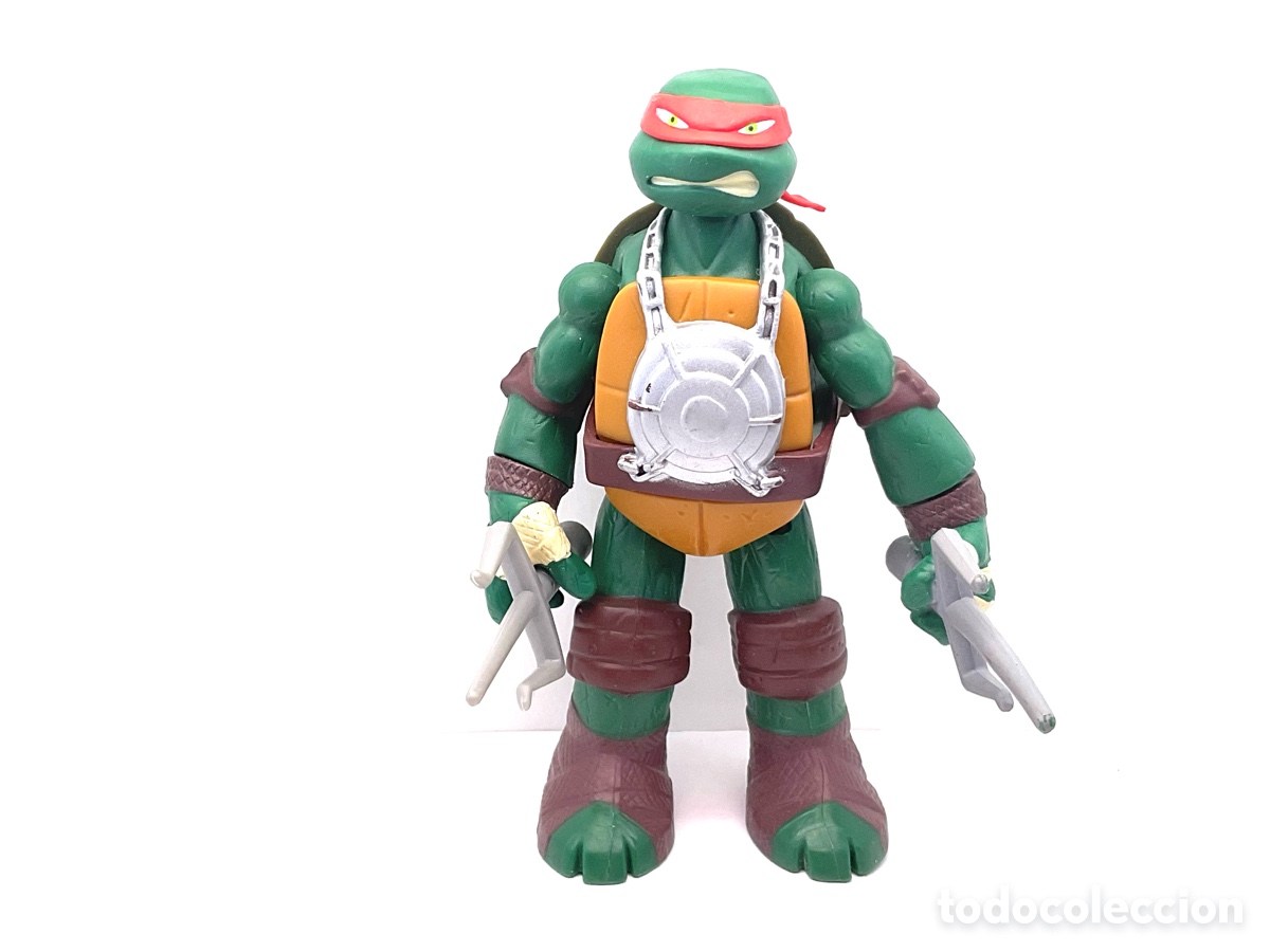Figuras y Mu&ntilde;ecos Tortugas Ninja: Figura Articulada Personaje de las Tortugas Ninja. Raphael. A&ntilde;o 2014. Viacom.