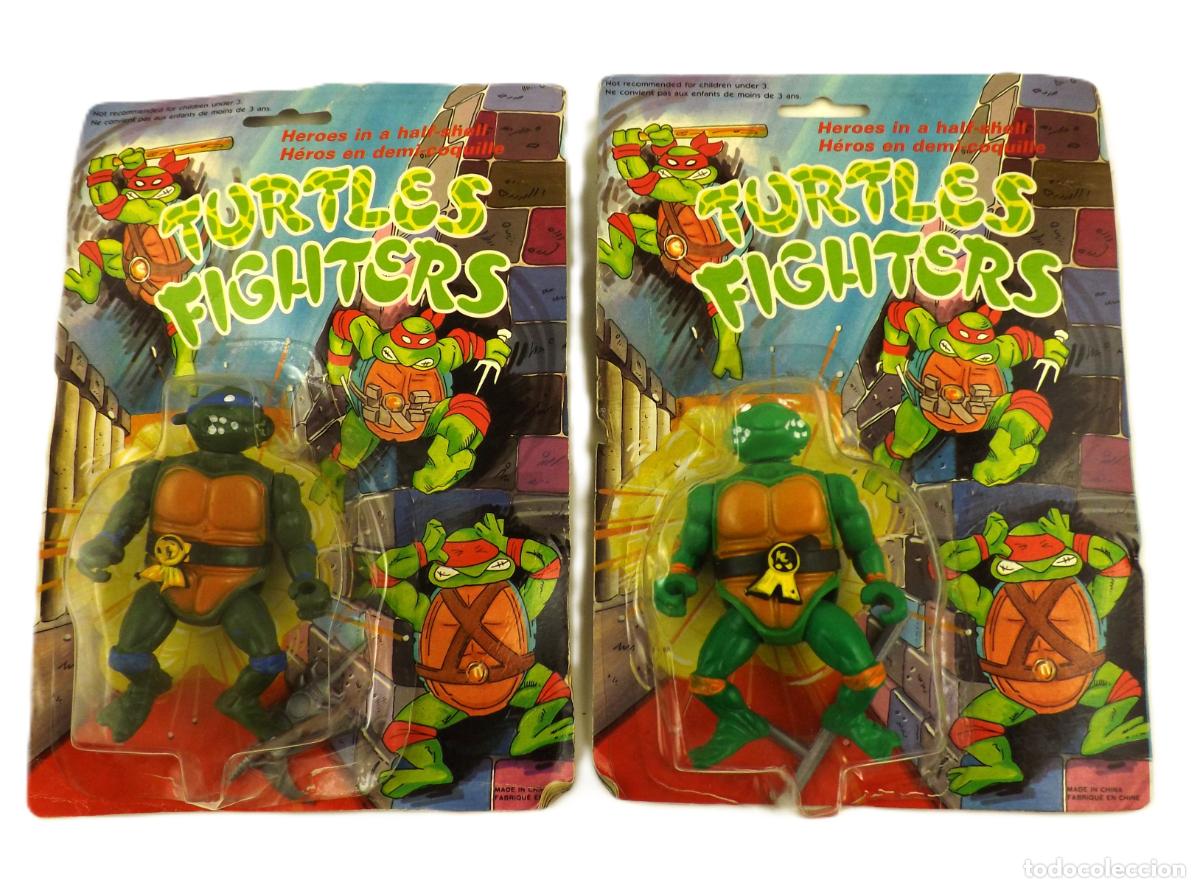 Figuras y Mu&ntilde;ecos Tortugas Ninja: Tortugas Ninja. Bootleg. Dos unidades