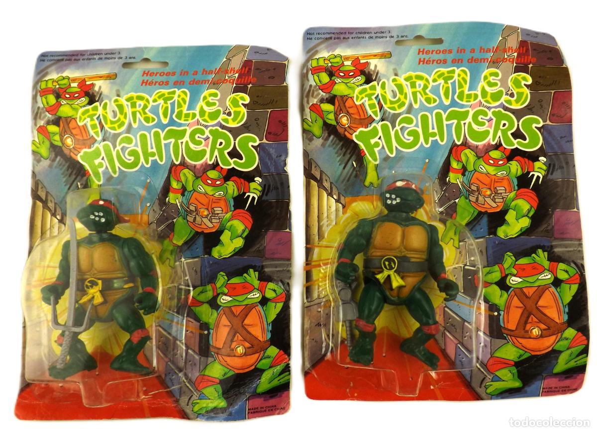 Figuras y Mu&ntilde;ecos Tortugas Ninja: Tortugas Ninja. Bootleg. Dos unidades