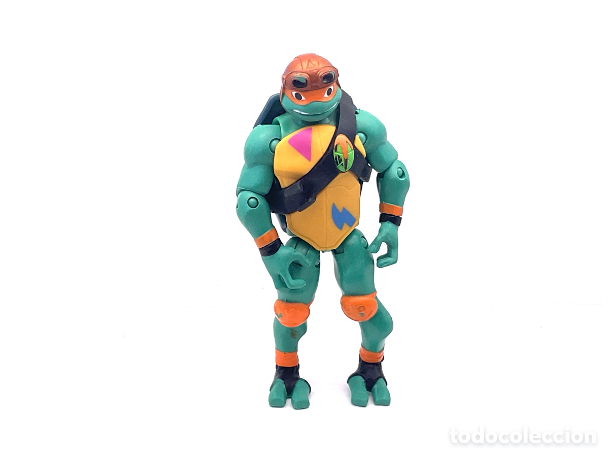 Figuras y Mu&ntilde;ecos Tortugas Ninja: Figura Articulada Personaje de las Tortugas Ninja. Serie Mutantes. Michelangelo. Playmates 2018