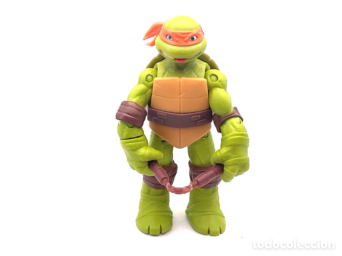 Figuras y Mu&ntilde;ecos Tortugas Ninja: Figura Articulada Personaje de las Tortugas Ninja. Michelangelo. A&ntilde;o 2018. Viacom.