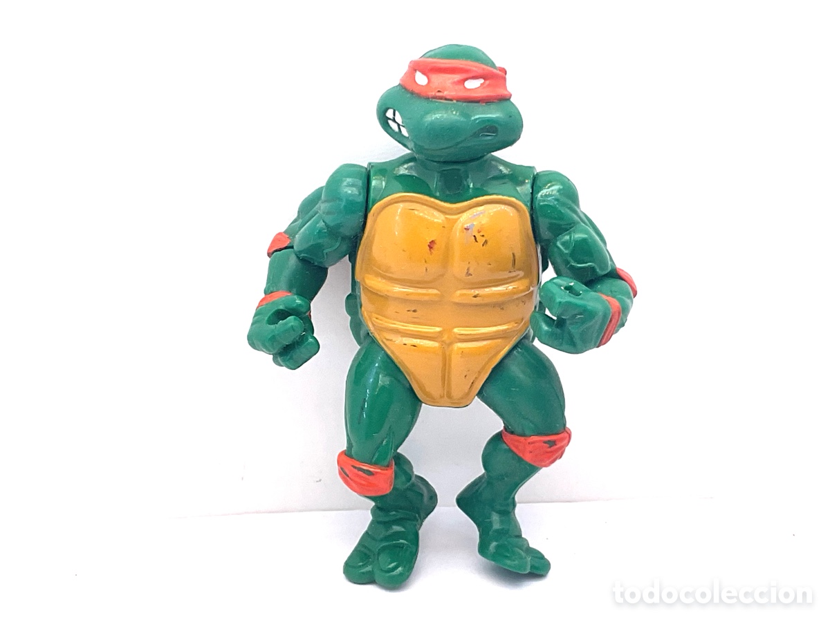 Figuras y Mu&ntilde;ecos Tortugas Ninja: Figura Articulada Personaje de las Tortugas Ninja. Michelangelo. A&ntilde;o 1988. Playmates Toys