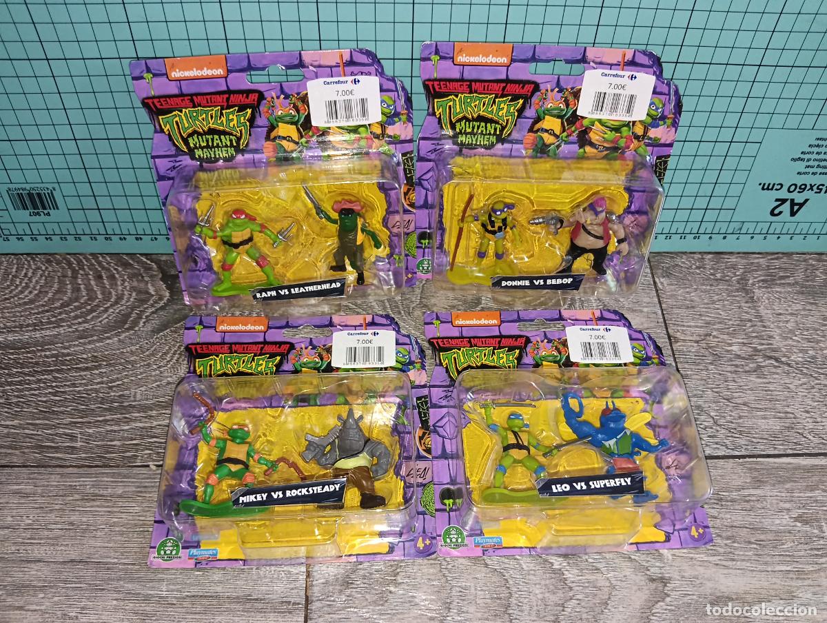 Figuras y Mu&ntilde;ecos Tortugas Ninja: Colecci&oacute;n Completa Mini Figuras TMNT Mutant Mayhem Tortugas Ninja Caos Mutante