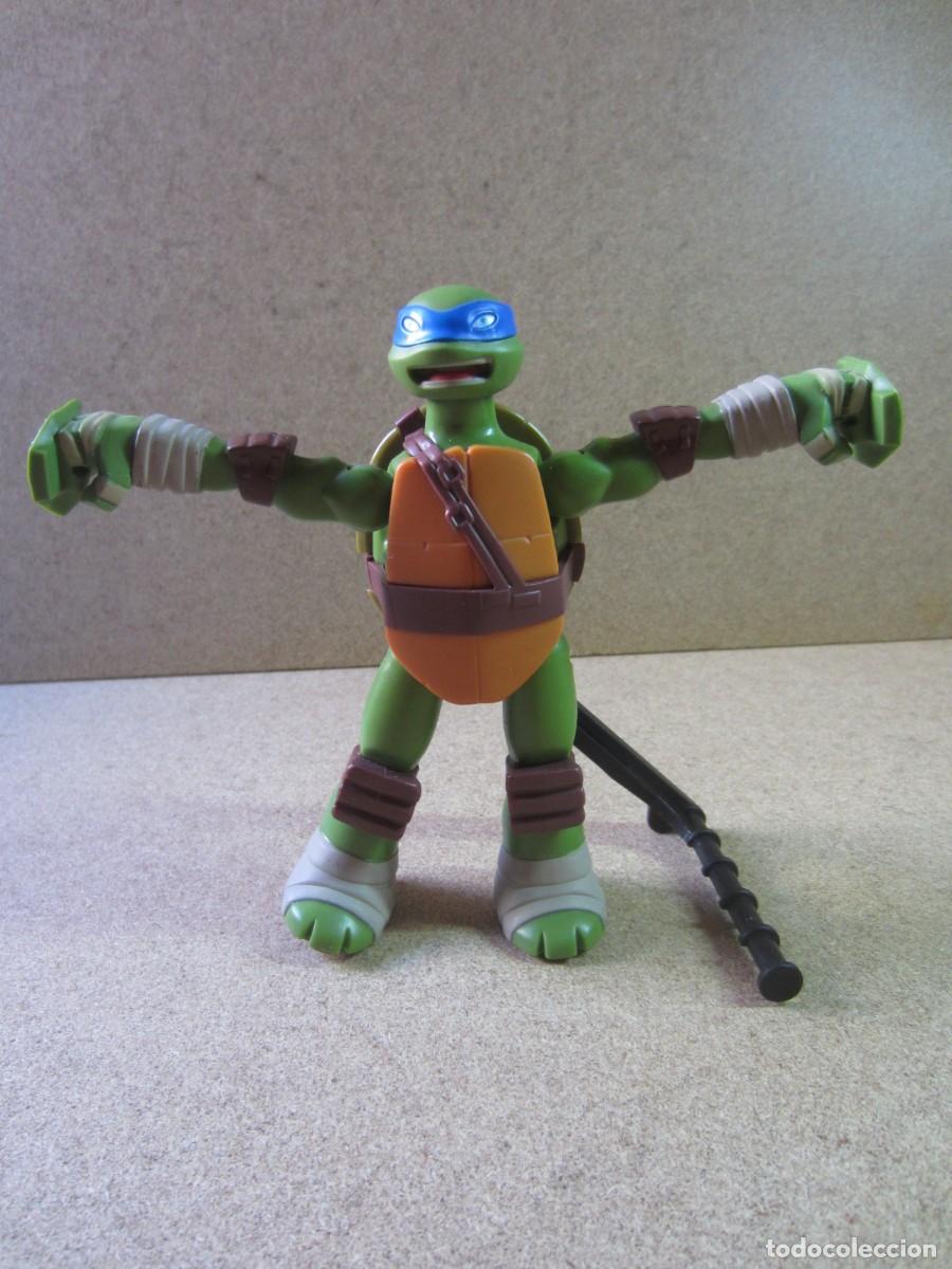 Figuras y Mu&ntilde;ecos Tortugas Ninja: Front Flippin Leo Leonardo (Teenage Mutant Ninja Turtles TMNT) (Viacom Playmates 2014)