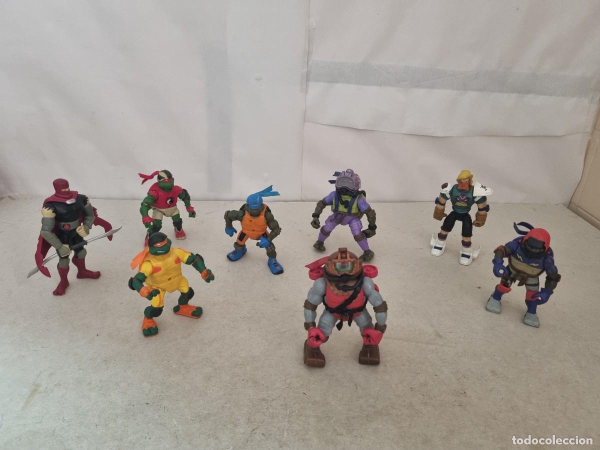 Figuras y mu&ntilde;ecos Tortugas Ninja: Lote de 8 tortugas ninjas variadas