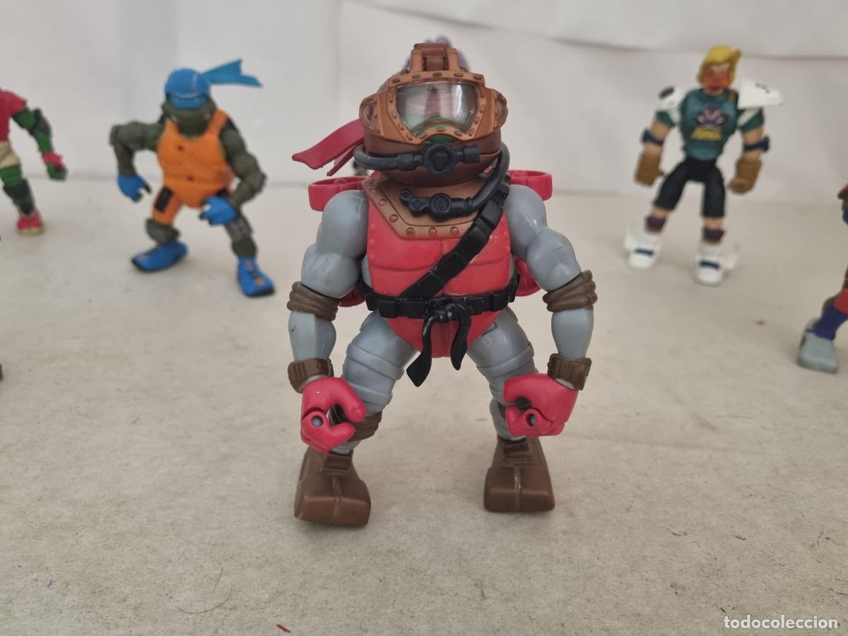 Figuras y mu&ntilde;ecos Tortugas Ninja: Lote de 8 tortugas ninjas variadas - Foto 2