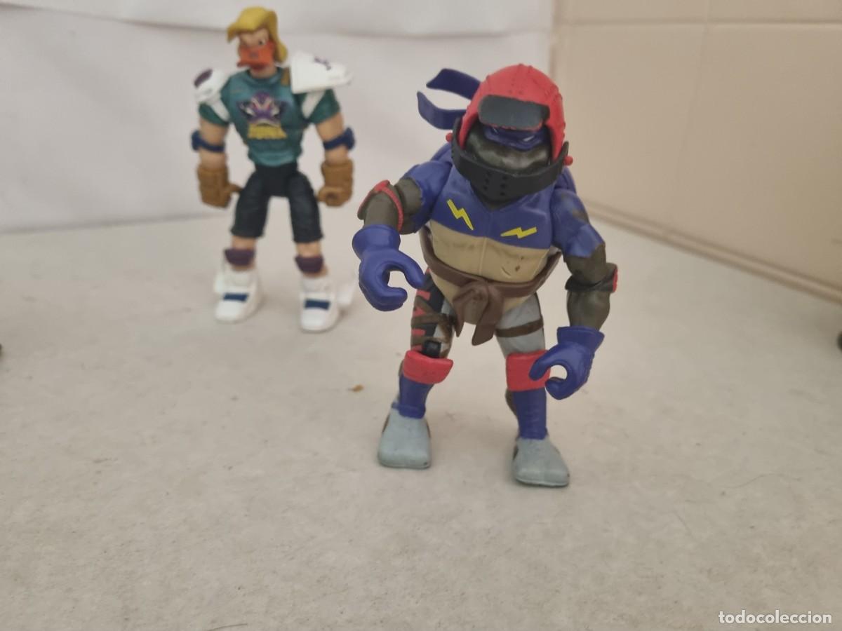 Figuras y mu&ntilde;ecos Tortugas Ninja: Lote de 8 tortugas ninjas variadas - Foto 3