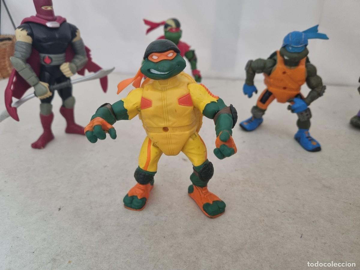 Figuras y mu&ntilde;ecos Tortugas Ninja: Lote de 8 tortugas ninjas variadas - Foto 7