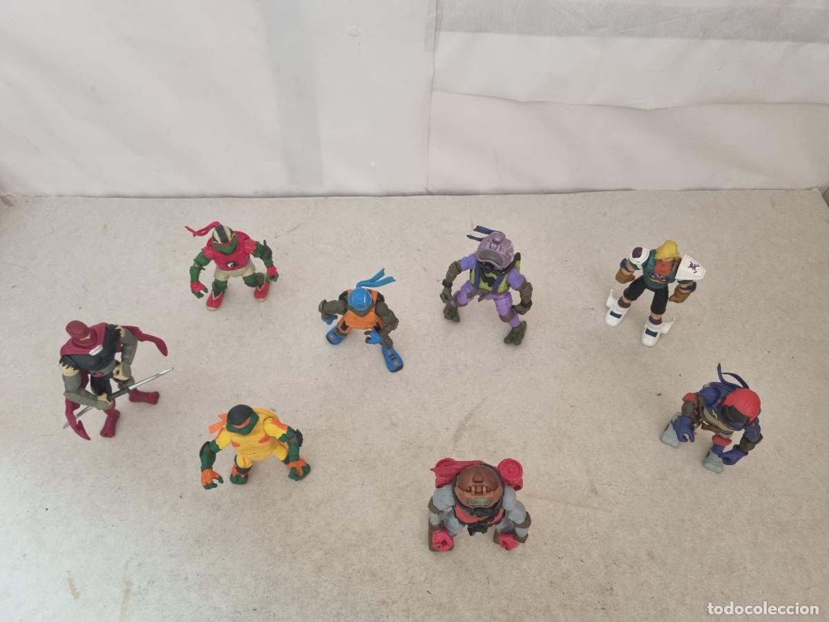 Figuras y mu&ntilde;ecos Tortugas Ninja: Lote de 8 tortugas ninjas variadas - Foto 10