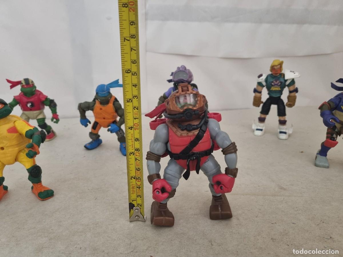 Figuras y mu&ntilde;ecos Tortugas Ninja: Lote de 8 tortugas ninjas variadas - Foto 11