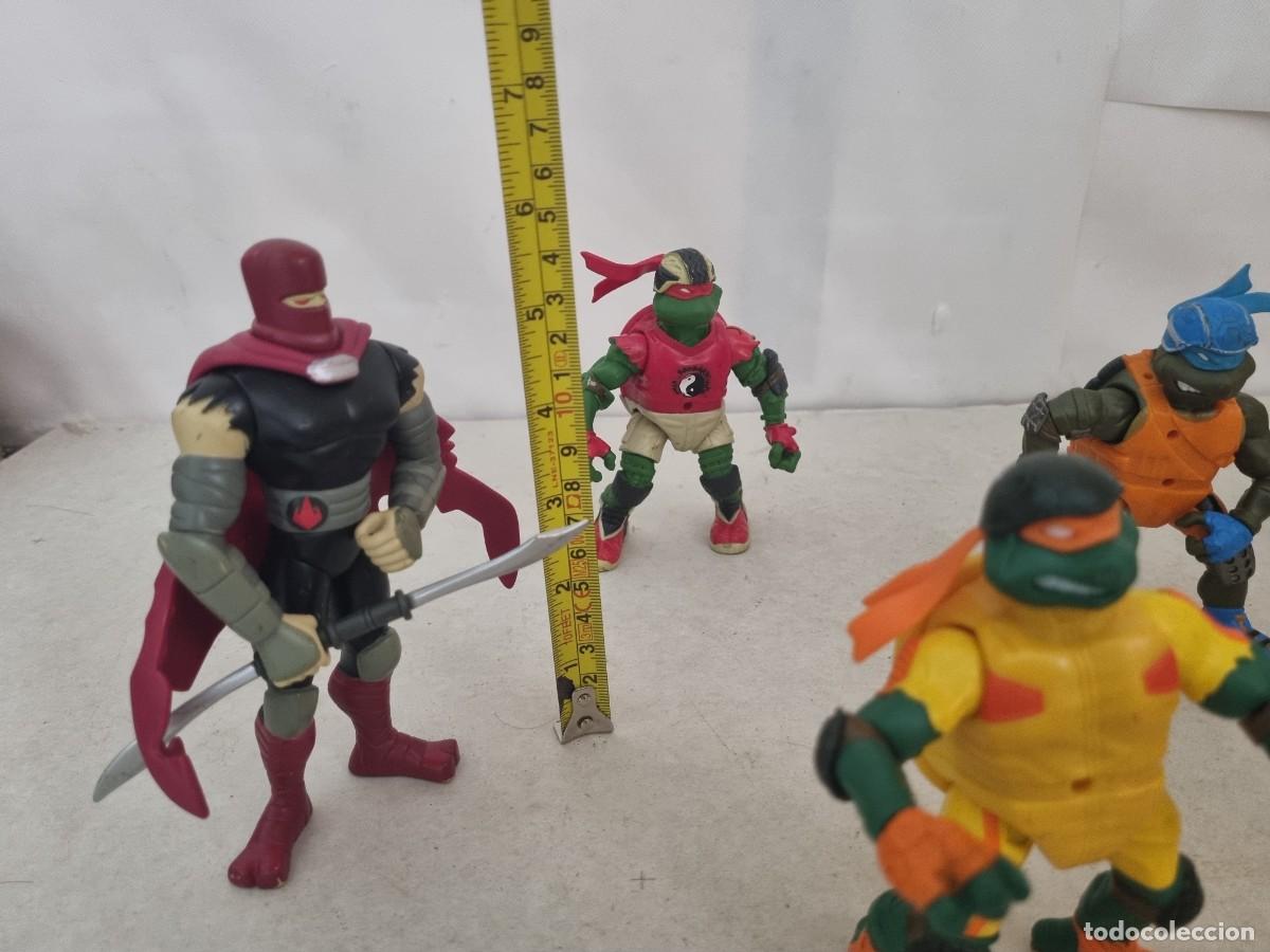 Figuras y mu&ntilde;ecos Tortugas Ninja: Lote de 8 tortugas ninjas variadas - Foto 14