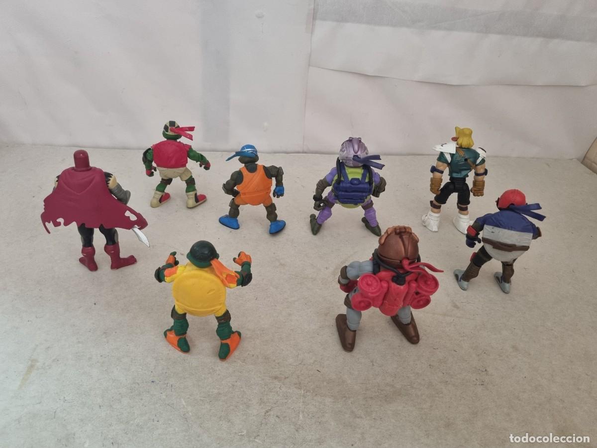 Figuras y mu&ntilde;ecos Tortugas Ninja: Lote de 8 tortugas ninjas variadas - Foto 17