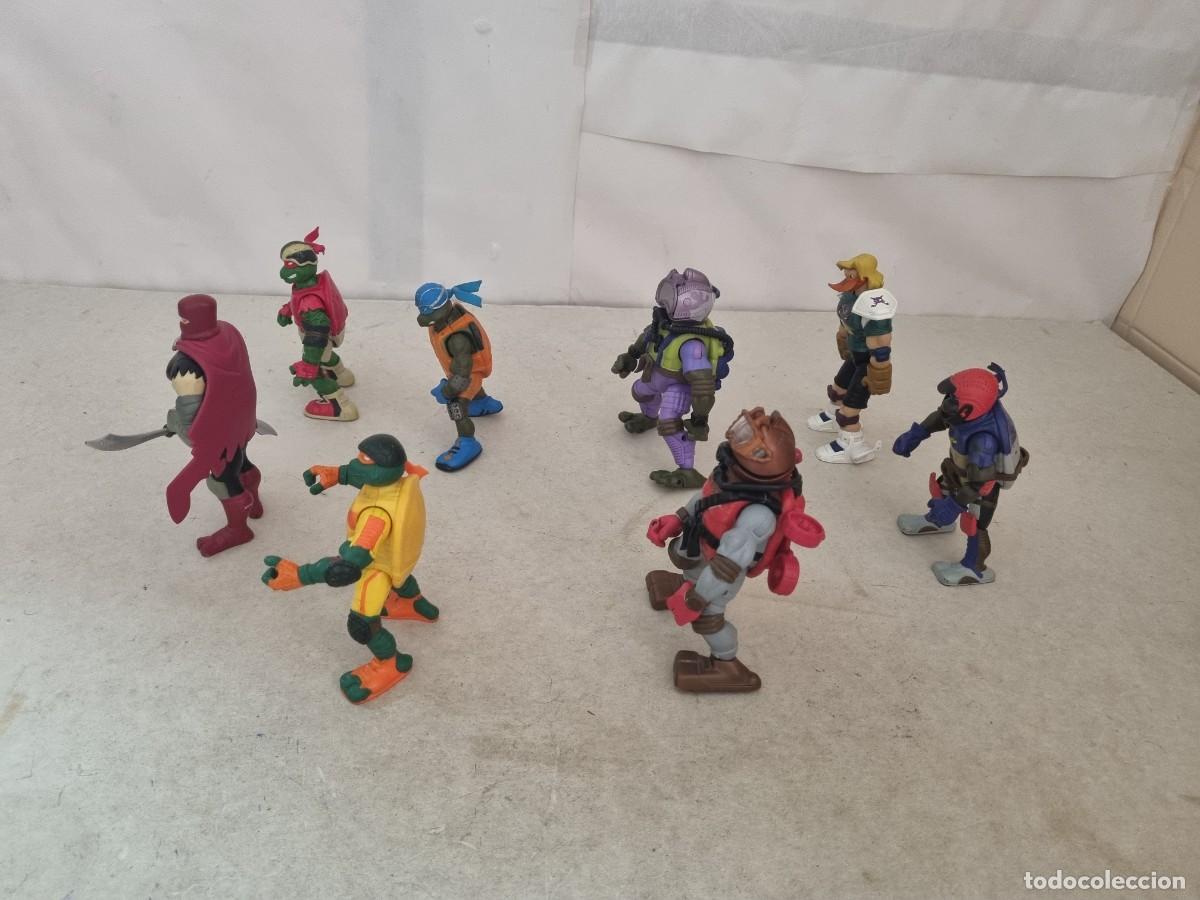 Figuras y mu&ntilde;ecos Tortugas Ninja: Lote de 8 tortugas ninjas variadas - Foto 18