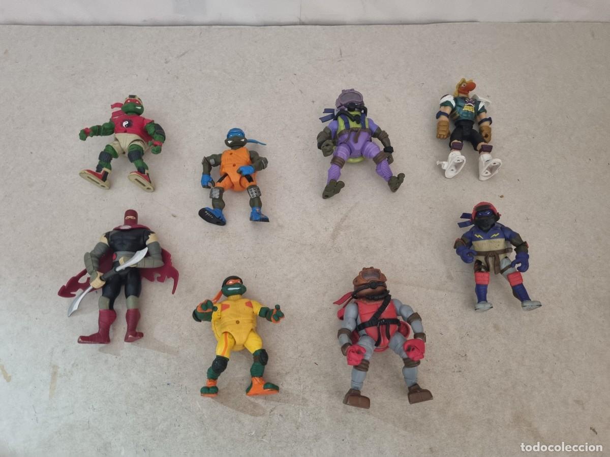 Figuras y mu&ntilde;ecos Tortugas Ninja: Lote de 8 tortugas ninjas variadas - Foto 19