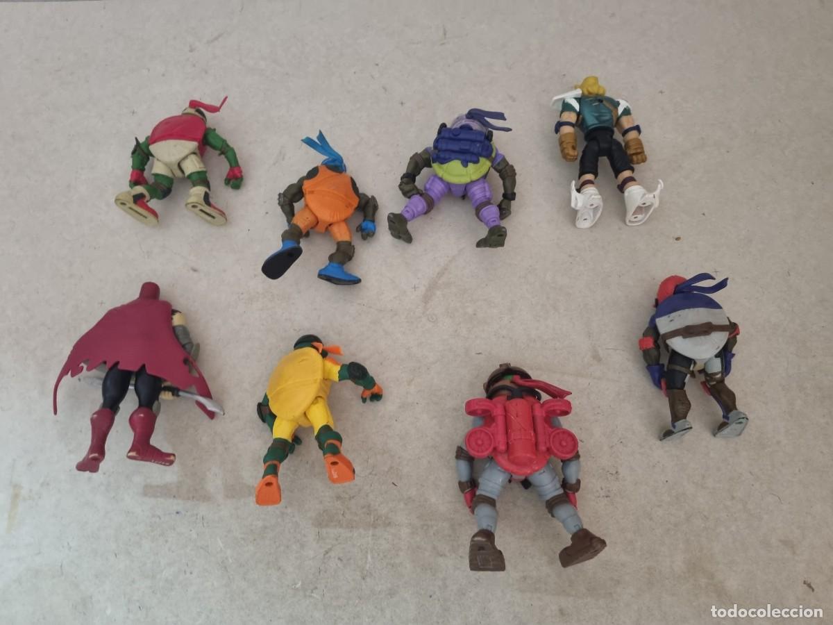 Figuras y mu&ntilde;ecos Tortugas Ninja: Lote de 8 tortugas ninjas variadas - Foto 21