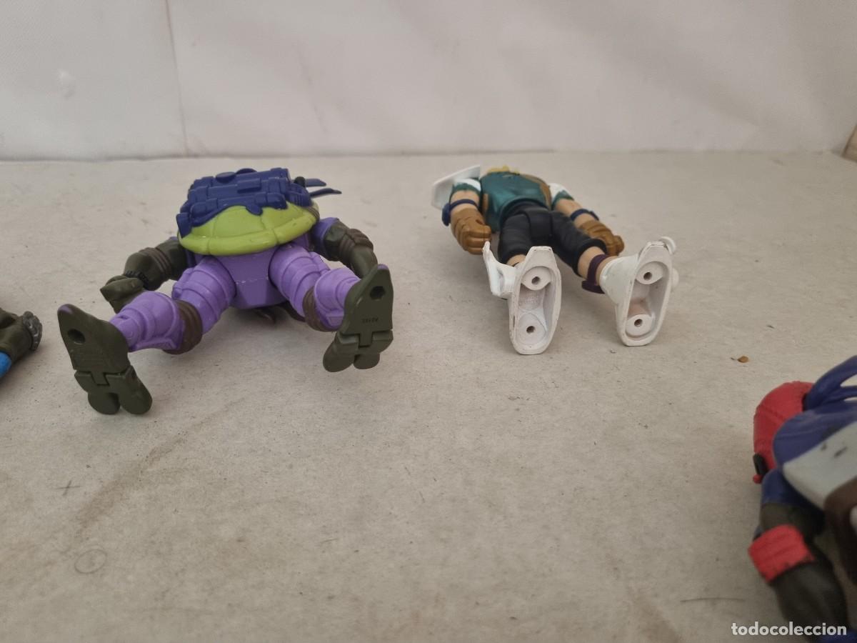 Figuras y mu&ntilde;ecos Tortugas Ninja: Lote de 8 tortugas ninjas variadas - Foto 27