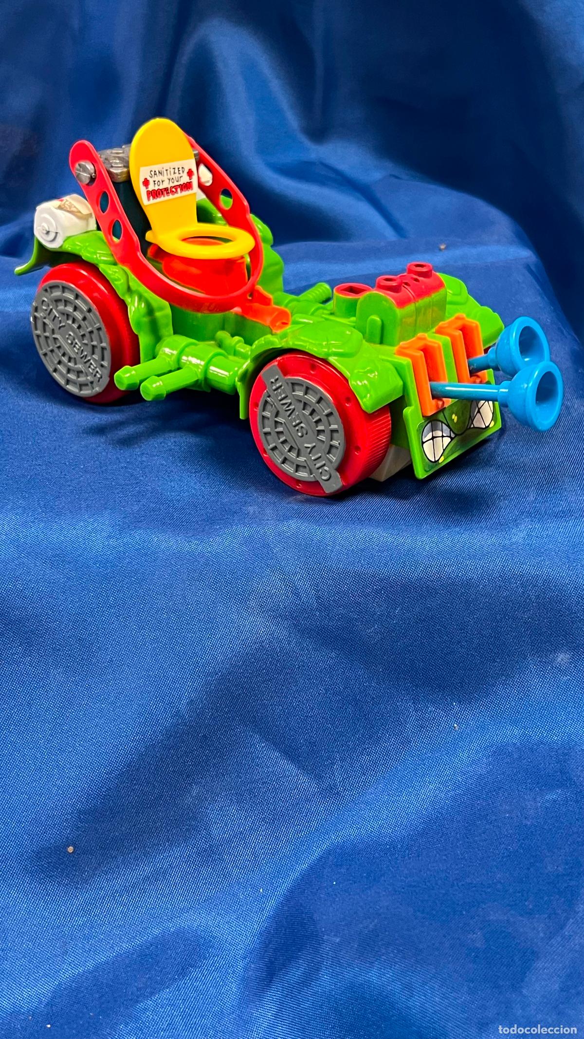 Figures and Dolls Ninja Turtles: VEHICULO COMPLETO TORTUGAS NINJA TMNT TOYLINE TOILET TAXI