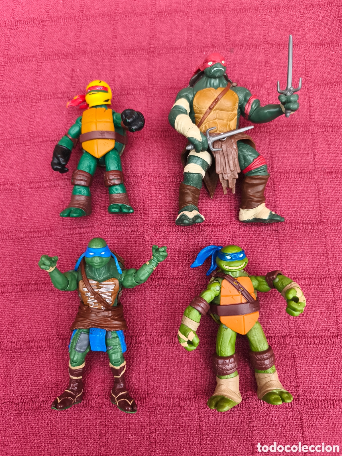Figuras y mu&ntilde;ecos Tortugas Ninja: FIGURA FIGURAS TORTUGAS NINJA LEONARDO, RAPHAEL,PLAYMATES TOYS PARAMOUNT PICTURES TORTUES NINJA