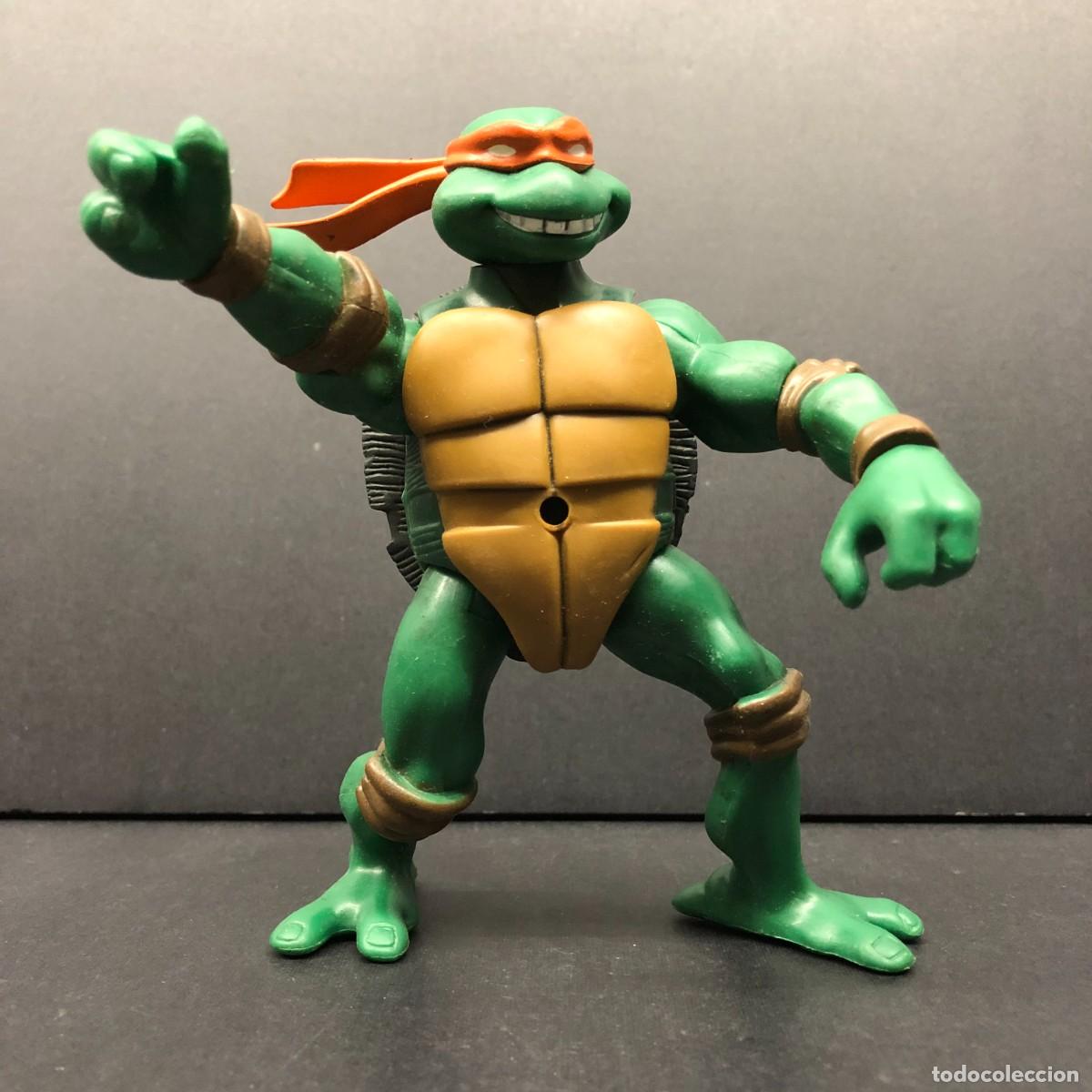 Figuras y mu&ntilde;ecos Tortugas Ninja: FIGURA DE ACCION - MICHELANGELO - MIKEY - TORTUGAS NINJA - PLAYMATES TOYS - 2002 - 11 X 10 CM / 46