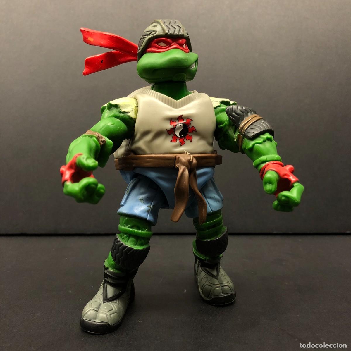 Figurines et Jouets Tortues Ninja: FIGURA DE ACCION - BATTLE BIKER RAPHAEL - TEENAGE MUTANT - TORTUGAS NINJA - 2003 - 12,5 X 8 CM / 539