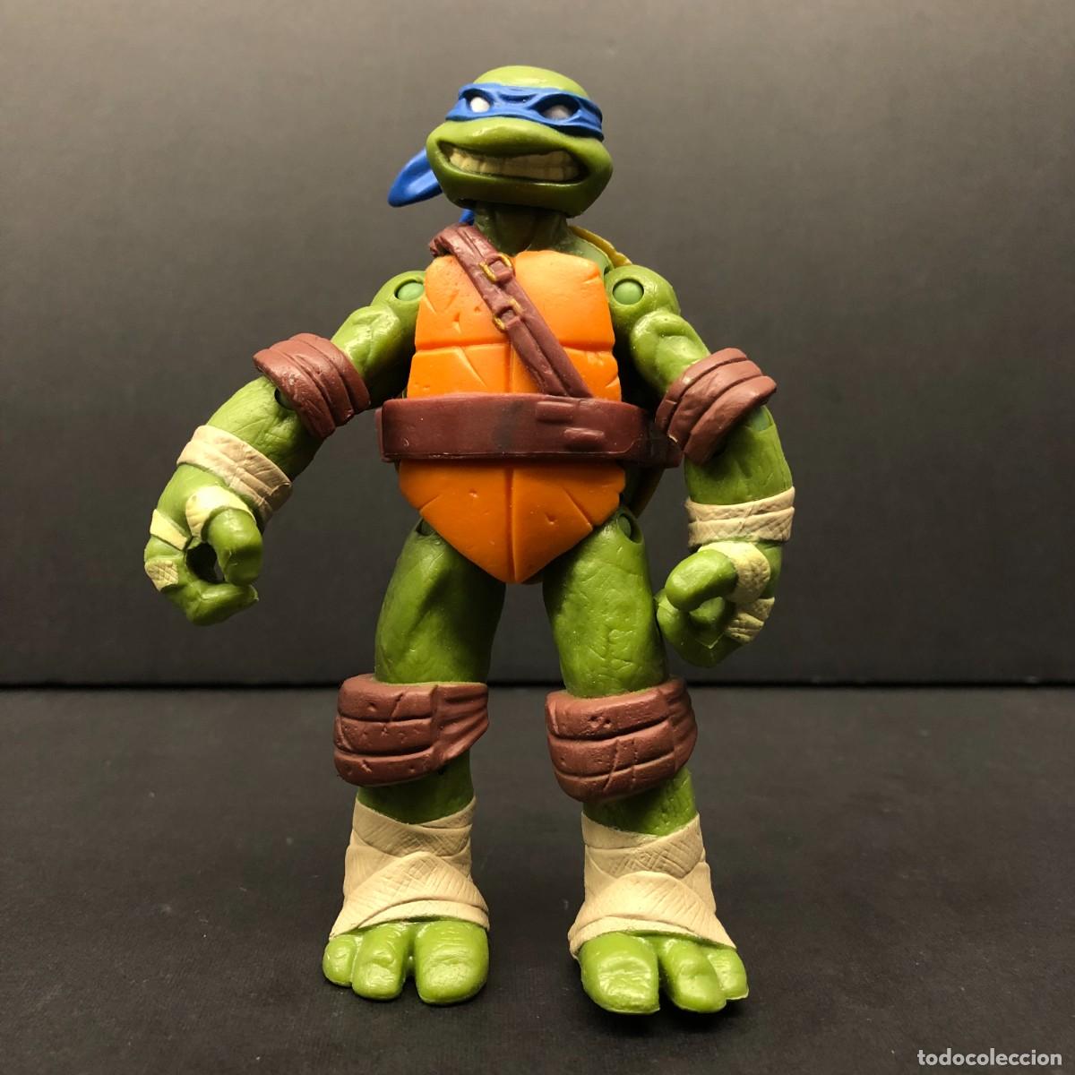 Figuras y mu&ntilde;ecos Tortugas Ninja: FIGURA DE ACCION - LEONARDO - TEENAGE MUTANT - TORTUGAS NINJA - VIACOM - 2012 - 11 X 7,5 CM / 542