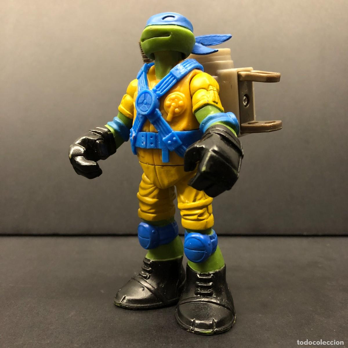 Figuras y mu&ntilde;ecos Tortugas Ninja: FIGURA DE ACCION - OOZE LAUNCHIN' LEO - TORTUGAS NINJA - PLAYMATES TOYS - 2012 - 11,5 X 7 CM / 549
