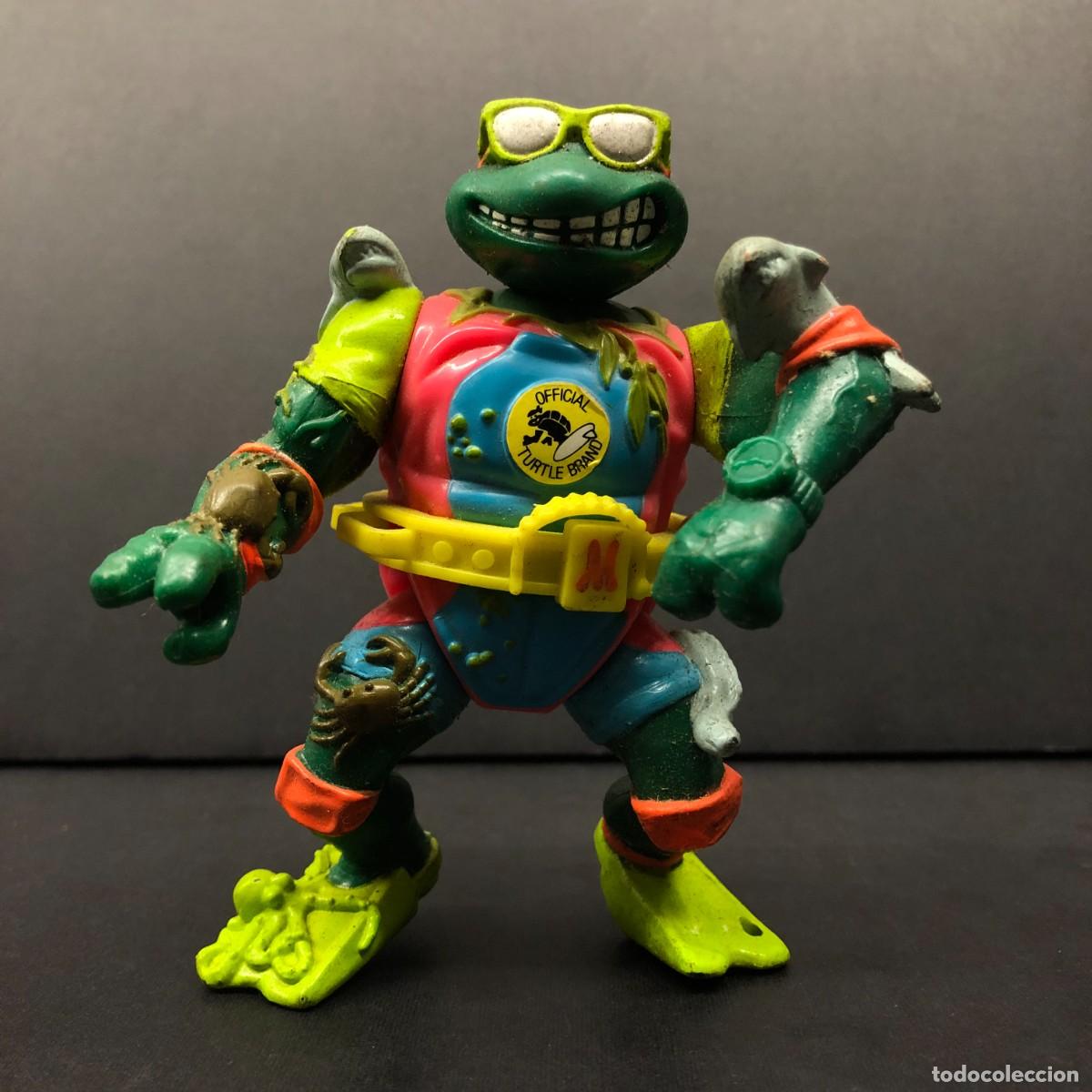 Figuras y mu&ntilde;ecos Tortugas Ninja: FIGURA DE ACCION - SEWER SURFER MIKE - MICHELANGELO - TORTUGAS NINJA - 10 X 8 CM / 553